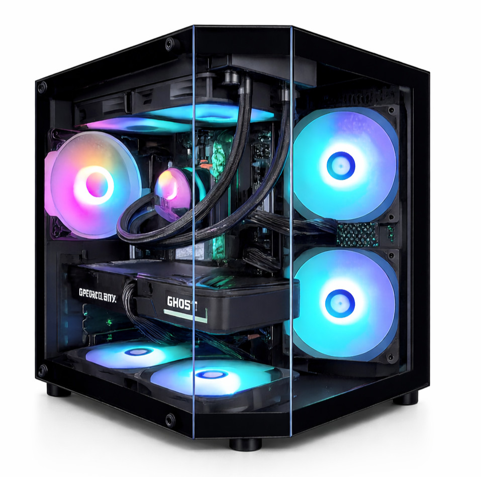 High End Gaming PC - intel i9 14900KF 24x 6,00 GHz - NVIDIA RTX 5090 32GB - 64GB Ansicht 2