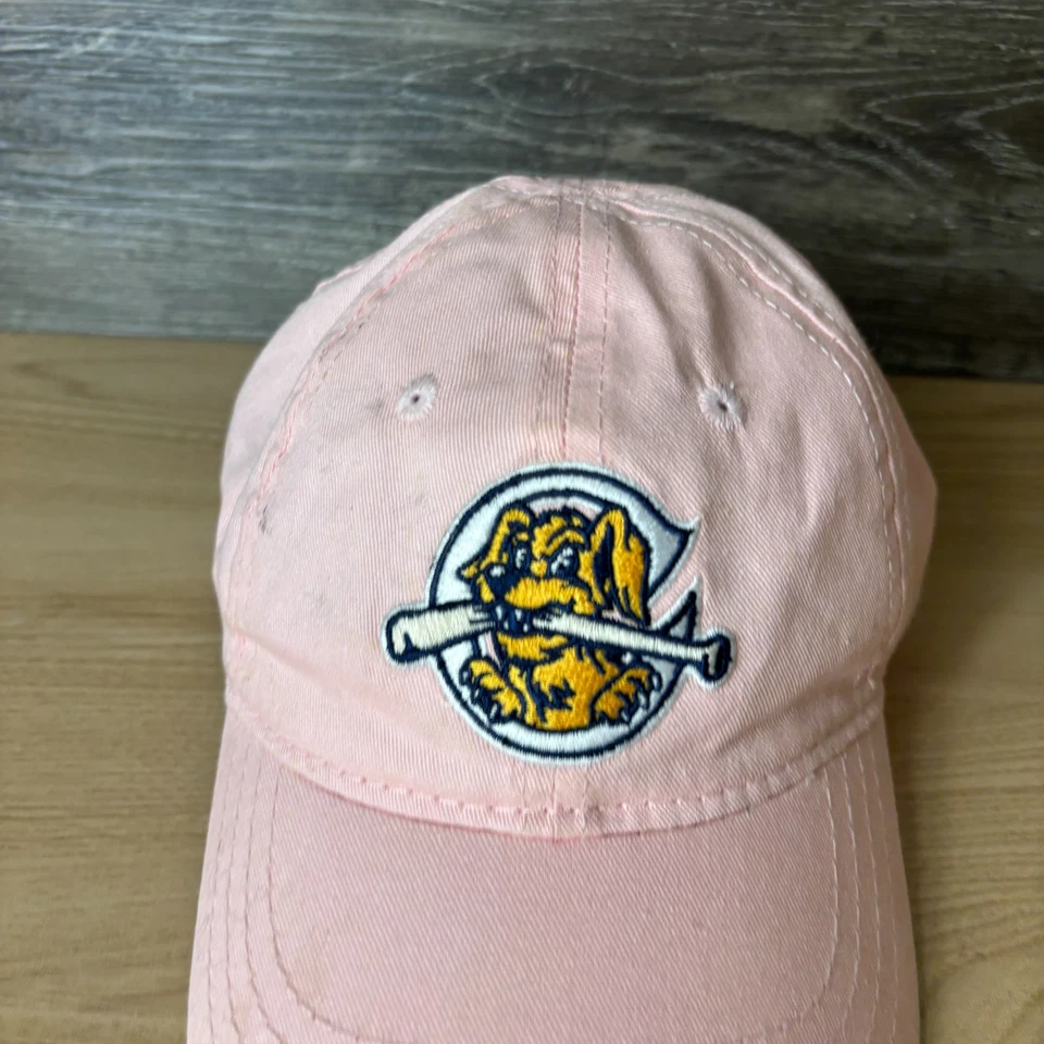 Charleston RiverDogs Hat Cap Strap Back Pink Kids MiLB Baseball Girls Adjustable - Image 2 of 4