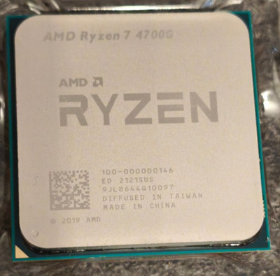 CPU AMD Ryzen 7 4700G Desktop Prozessor (4,4 GHz, 8 Kerne, Sockel AM4) APU
