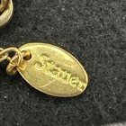 Vintage Stauer Onyx Beaded Necklace & Earrings Gold Tone — photo 4