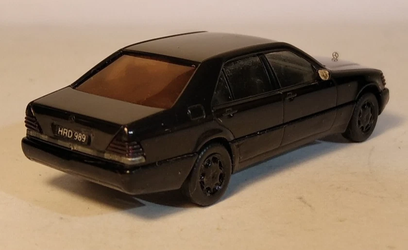 Herpa Mercedes Benz 600 SEL W140 V12 Limousine schwarz 1:87 2. Wahl - Bild 2 von 2