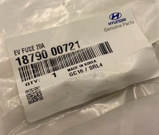 Hyundai Genuine Parts 18790 00721 EV FUSU 20A