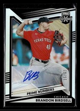 2022 Panini Elite Extra Edition Brandon Birdsell Prime Numbers Auto B /62 UX4416