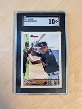 1995 Bowman Andruw Jones #23 (RC) SGC GEM MT 10 Atlanta Braves Rookie