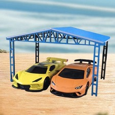 Miniature Carport Model Photo Prop 1:64 1:87 Layout Multifunctional for Building