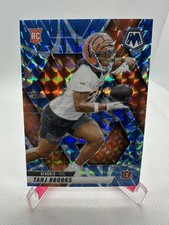 2025 Panini Mosaic #400 Tahj Brooks Mosaic Reactive Blue