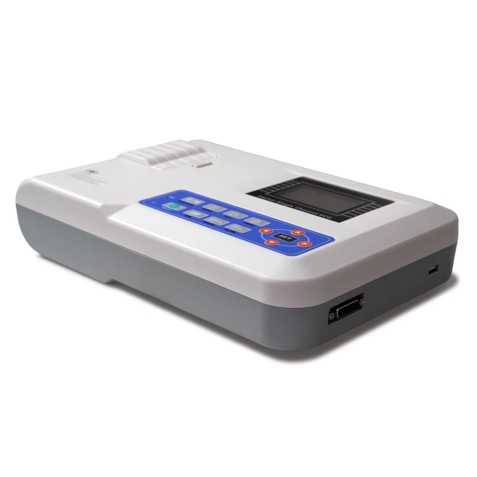 ECG100G-VET Digital 1 Channel 12 Lead Electrocardiograph Color ECG Machine - Image 2 of 4