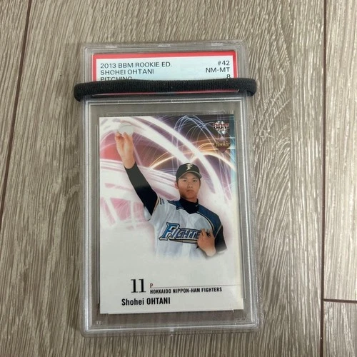 PSA8 SHOHEI OHTANI 2013BBM ROOKIE EDITION PITCHING #42 !MINT!LOWPOP!