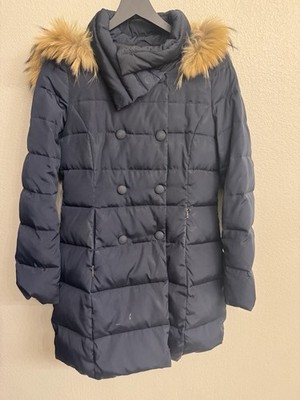 Stefanel Women s Long Down Winter Jacket   Size M (blue)
