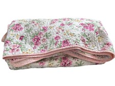 Laura Ashley Lidia Reversible Quilt Day Bed Floral Country Rose Twin Size