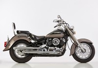Falcon Cromo Line Auspuff Passend FüR Yamaha XVS650 Drag Star 1996-2003