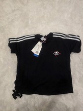 adidas Women's Black Heart Logo 100 Cotton Short Sleeve T-Shirt Size M