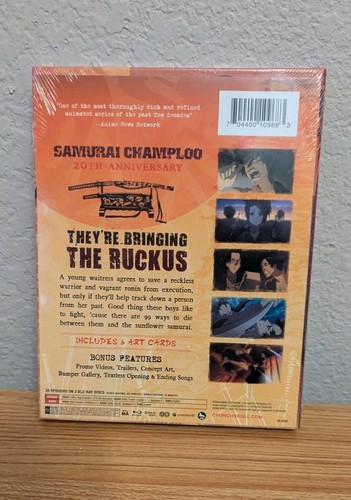 Samurai Champloo Complete Series Limited Edition Blu-ray 20th Anniversary Anime - Picture 2 of 3