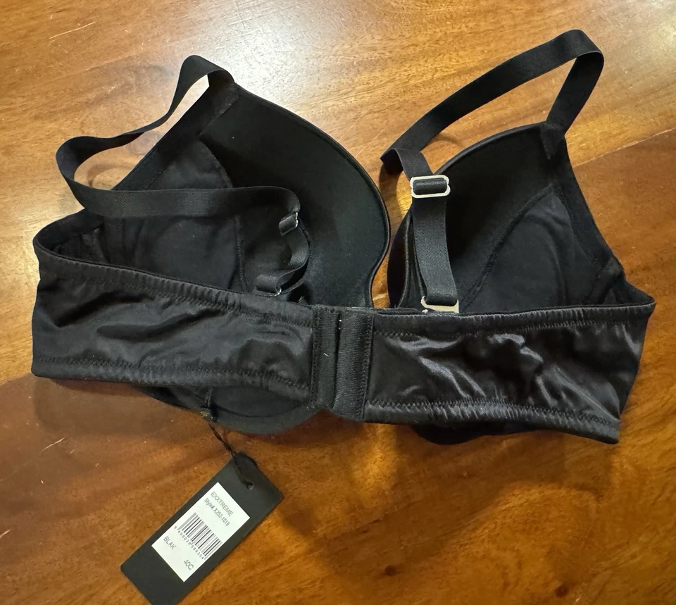 Sujetador push up Fredericks Of Hollywood negro Hollywood Exxtreme 40C - NUEVO Foto 3 de 4