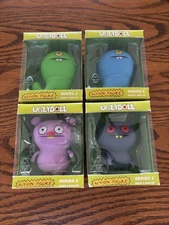 UglyDoll Action Figure 2009 Rare Series 2 Vinyl Lot Of 4 - Grey Poe + More