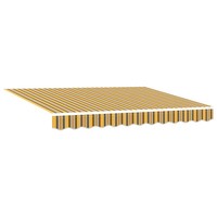 Markise Ausziehbar 300 X 250 Cm Mehrfarbig Sonnenschutz Terrasse Balkon