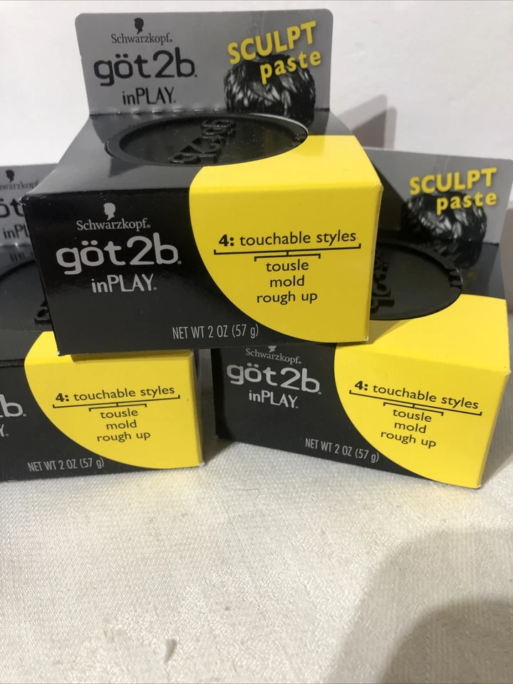 Got2B In Play Sculpt Paste Touchable Styles Tousle Mold Rough Up 2 oz ~ Lot Of 3 - Image 2 of 4