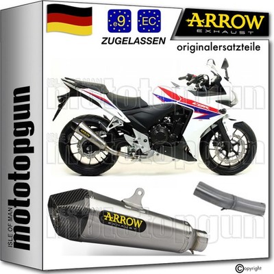 ARROW AUSPUFF ZUGELASSEN X-KONE NICHROM C HONDA CBR 500 R 2013 13 2014 14