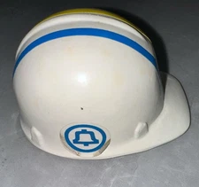 BELL Telephone System Bottle Opener Safety Helmet Advertising Cast Iron Hat VTG 
