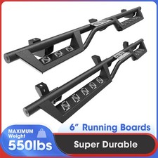 Drop Running Boards for 2018-2026 Jeep Wrangler JL 4 Door Side Step Nerf Bars