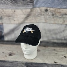Nike Your Move Club Hat Cap Black Flowers Girls 4 - 7 Strapback Model 3074-023