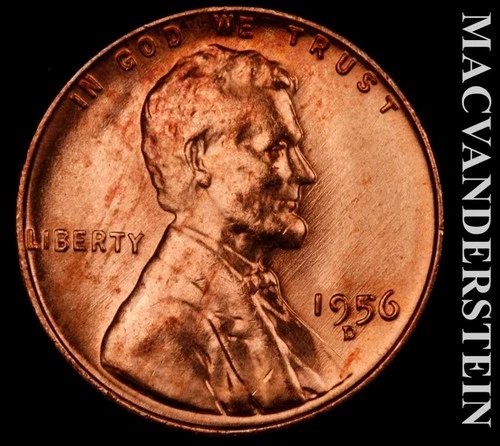 1956-D Lincoln Wheat Cent — photo from another recent sale