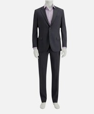 Nautica Men's Gray Modern-Fit Bi-Stretch Jacket Pants 2-Piece Suit 38R 32W 32L