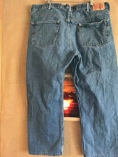 Levi’s 505 men’s red tag blue loose size 43” x 28.5” jeans zip fly high-rise