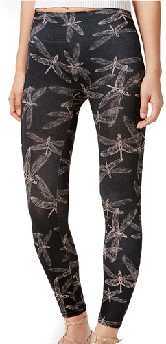 First Looks Damen Grafik Libelle nahtlose Leggings Medium/Large