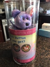 Ty Beanie Babies Official Club, Clubby IV, 2001 bear in sealed case