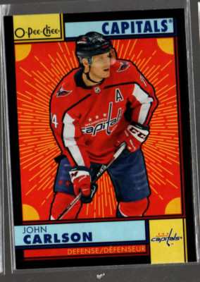 2022-23 O-Pee-Chee Retro Black #58 John Carlson /100