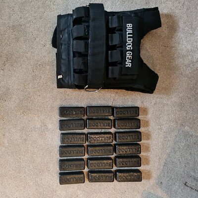Vest Plates Bulldog Gear 20kg Weight Vest 20kg Variable Weighed