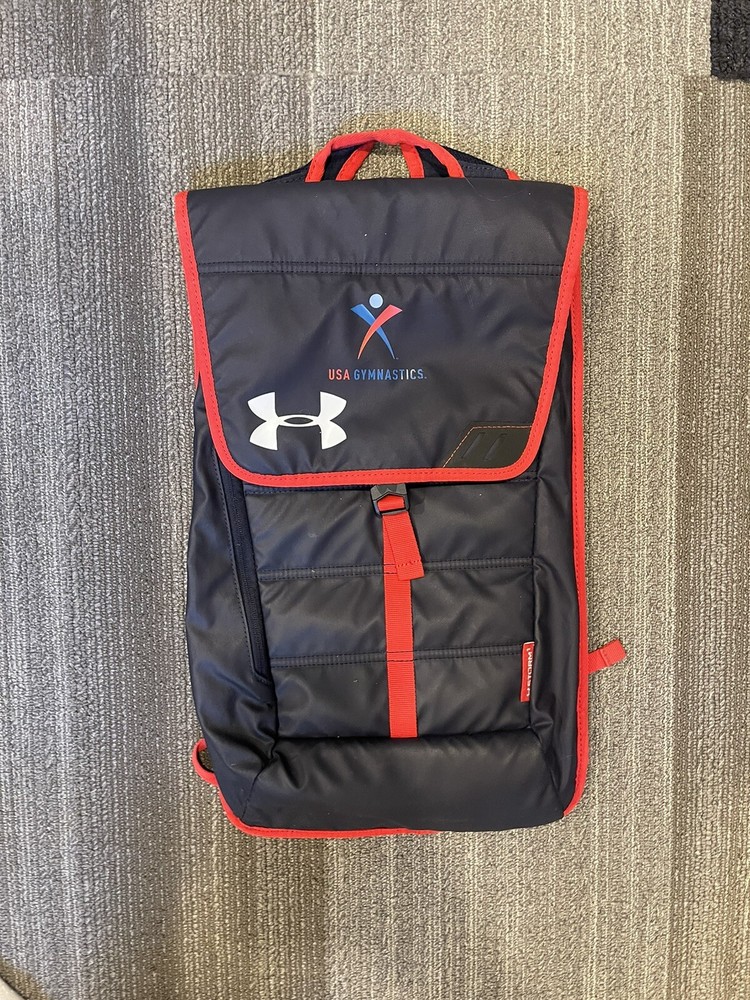 Under Armour Storm1 USA Gymnastics Limited Edition Red Blue Backpack Tote Bag