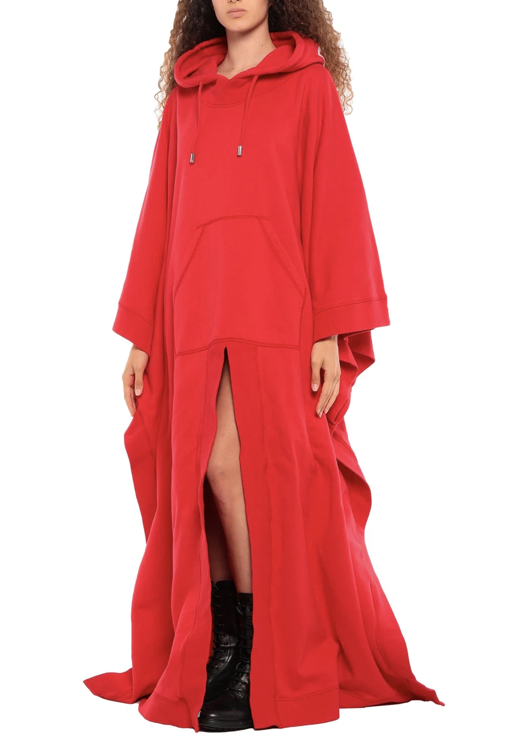 DSQUARED2 ABITO CON CAPPUCCIO STAMPA LOGO ROSSO AUTENTICO NUOVO CON ETICHETTE