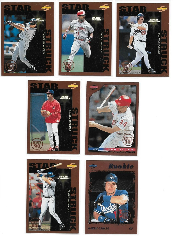 1996 Score Dugout Collection Artist's Proofs Parallels - You Pick, Choose - Image 2 of 2