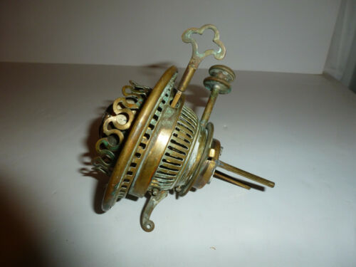 Hinks's No 2 Duplex Oil Lamp Burner - Copper &/or Brass - AS / IS For Parts - Picture 11 of 12