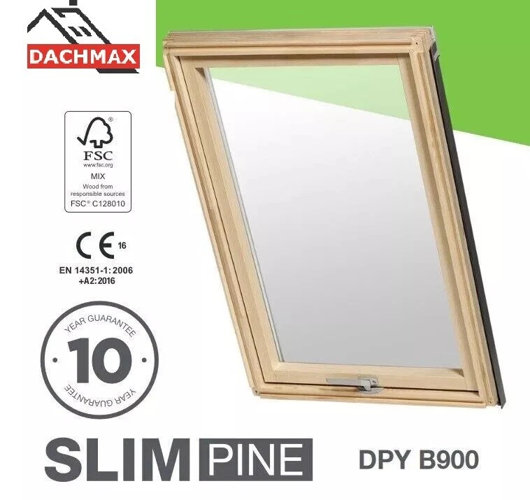 Velux Konzern RoofLite+ Dachfenster Holz und Eindeckrahmen, Verdunkelungsrollo