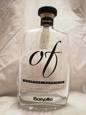 Bonollo Grappa Of Empty Bottle 70cl Vintage Original Collecting
