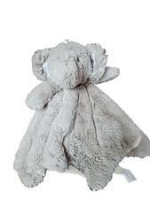 Kellytoy Gray Elephant Lovey Baby Security Blanket Rattle Plush