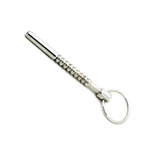 BadWolf Starter Plug, Surgical Steel 4"Long Hollow Male Penis Urethral Sound