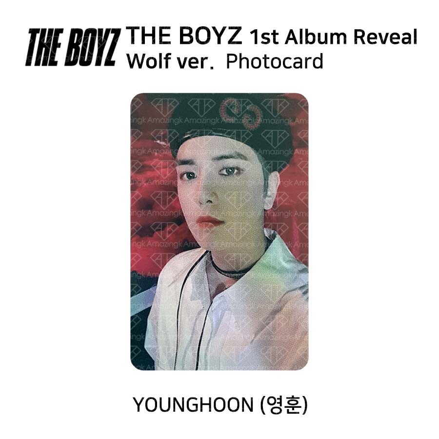 THE BOYZ 1st album REVEAL Official Photocard WOLF Version K-POP