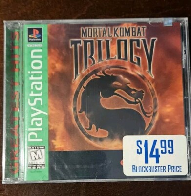 Mortal Kombat Trilogy (PlayStation 1, 1996) Brand New Factory Sealed Collector