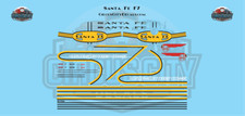 Santa Fe F7 O 148 Scale Decal Set Santa Fe F7 O 148 Scale Decal Set