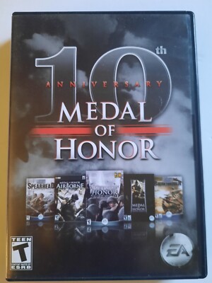 MEDAL OF HONOR 10th anniversary PC game (7 discs, miss 1) | eBay