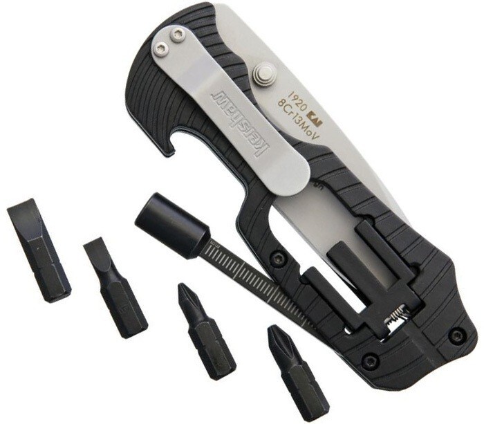 Kershaw Select Fire Folding Knife 3.25" 8Cr13MoV Steel Blade Black GRN Handle