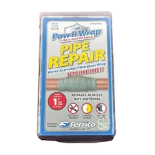 NEW FERNCO FPW248CS POW-R-WRAP PIPE REPAIR FIBERGLASS KIT SEAL UP TO 1”DIAMETER