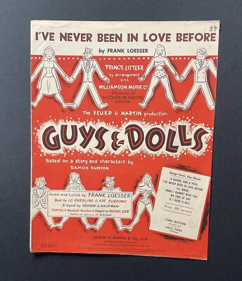 I ve never been in love before - frank loesser - noten