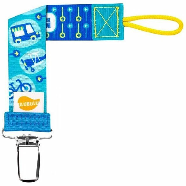 Automobiles Pacifier Clip - Ulubulu Cars Binky Clip works with all pacifiers - Image 2 of 3