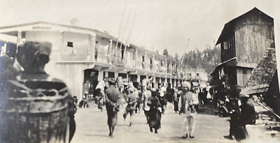 1930s Darjeeling West Bengal India City Scene People Crowd Original Photo P19f23