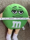 12" Ms. Green M&M Medium Plush Toy Stuffed M&M World Kissing Lips — photo 7